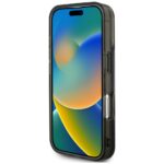 Case Karl Lagerfeld Liquid Glitter       Choupette Logo MagSafe for iPhone 16 Pro black - imagine 5