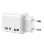 Verbatim Essentials mains charger GaN 65W white 32353 - imagine 2
