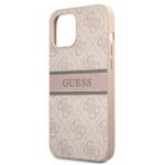Guess GUHCP12S4GDPI iPhone 12 mini 5,4" pink hardcase 4G Stripe - imagine 6