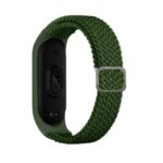 Beline pasek Mi Band 7/6/5 Textilezielony/green