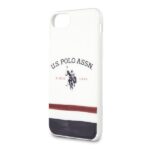 US Polo USHCI8PCSTRB iPhone 7/8/SE 2020/ SE 2022 white Tricolor Pattern Collection - imagine 3