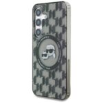 Case Karl Lagerfeld Button Karl & Choupette Heads On KL Pattern MagSafe for Samsung Galaxy - imagine 2