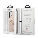 Guess GUHCS22L4GMGPI S906 S22 Ultra pink hardcase 4G Big Metal Logo - imagine 8