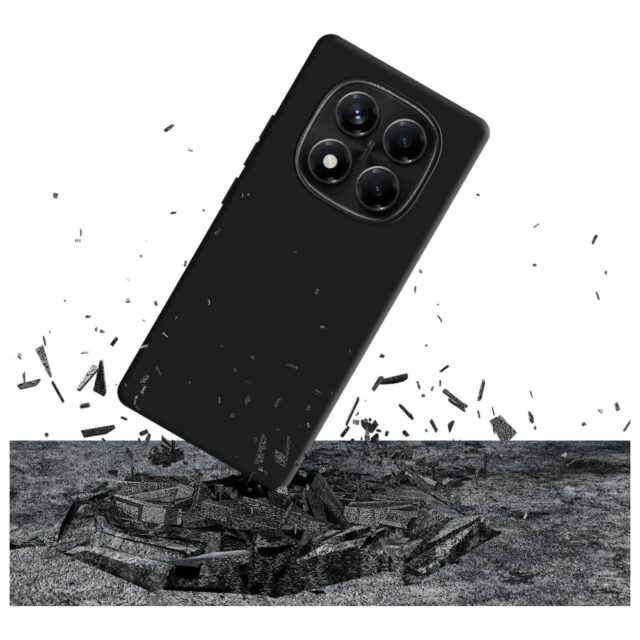 3MK Silicone Case for Xiaomi Redmi   Note 14 Pro 5G black - imagine 3