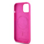 Karl Lagerfeld KLHMP15MSCHPPLF iPhone 15 Plus / 14 Plus 6.7" fuschia hardcase Silicone Choupet - imagine 7