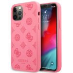 Guess GUHCP12MLSPEFU iPhone 12/12 Pro 6,1" fuchsia hard case Peony Collection