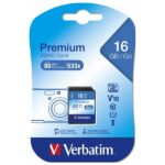 Verbatim Premium U1 Card SDHC 16GB V10 black 43962 - imagine 5