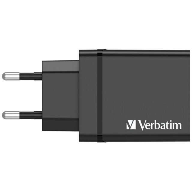Verbatim 30W Wall Charger 3xUSB-A/USB-C PD 3.0 CHR-30EU2 black 49700 - imagine 3