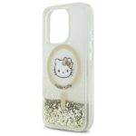 Hello Kitty HKHMP16LLGDIH iPhone 16 Pro 6.3" white gold hardcase Liquid Glitter Fever M - imagine 6