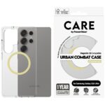 Etui CARE by PanzerGlass Flagship Urban  Combat Chardonnay QI do Samsung Galaxy S25 Ultratransparent