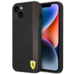 Ferrari FEHCP14MAXBK iPhone 14 Plus / 15 Plus 6.7" black hardcase Carbon