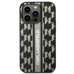 Karl Lagerfeld KLHCP14XPGKLSKG iPhone 14 Pro Max 6,7" hardcase grey Monogram Stripe - imagine 3
