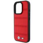 BMW BMHMP16L23PUSPR iPhone 16 Pro 6.3" red hardcase M Perforated And Stitched Line MagSafe - imagine 6