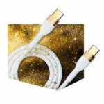 3MK HyperSilicone Cable USB-C/USB-Ckabel 2m 100W Biały/White - imagine 4