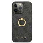 Guess GUHCP13L4GMRGR iPhone 13 Pro / 13 6,1"grey hardcase 4G with ring stand - imagine 3