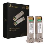 Extralink SFP28 25G 2-Pack | SFP28 Module | 25Gbps, LC/UPC Duplex, 1310nm, 10km, single mode, DOM