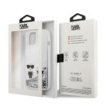 Karl Lagerfeld KLHCP13MGKCS 13 6,1" silver hardcase Liquid Glitter Karl&Choupette - imagine 8