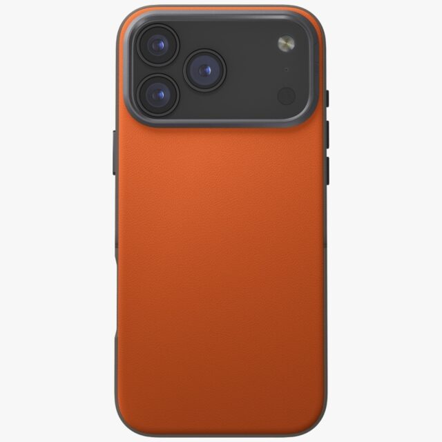 UNIQ Lyden DS Case for iPhone 17 Pro Max Magclick Charging Orange/Gray - imagine 2