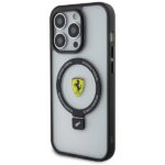 Ferrari FEHMP15LUSCAH iPhone 15 Pro 6.1" transparent hardcase Ring Stand 2023 Collection MagSafe - imagine 2