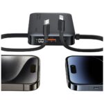 Powerbank USAMS XR Series CD228 10000mAh 20W + USB-C/Lightning cable white - imagine 5