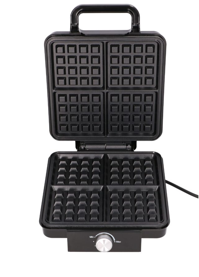 Extralink Home | Waffle maker | 2200W, Black, 4-chamber - imagine 2