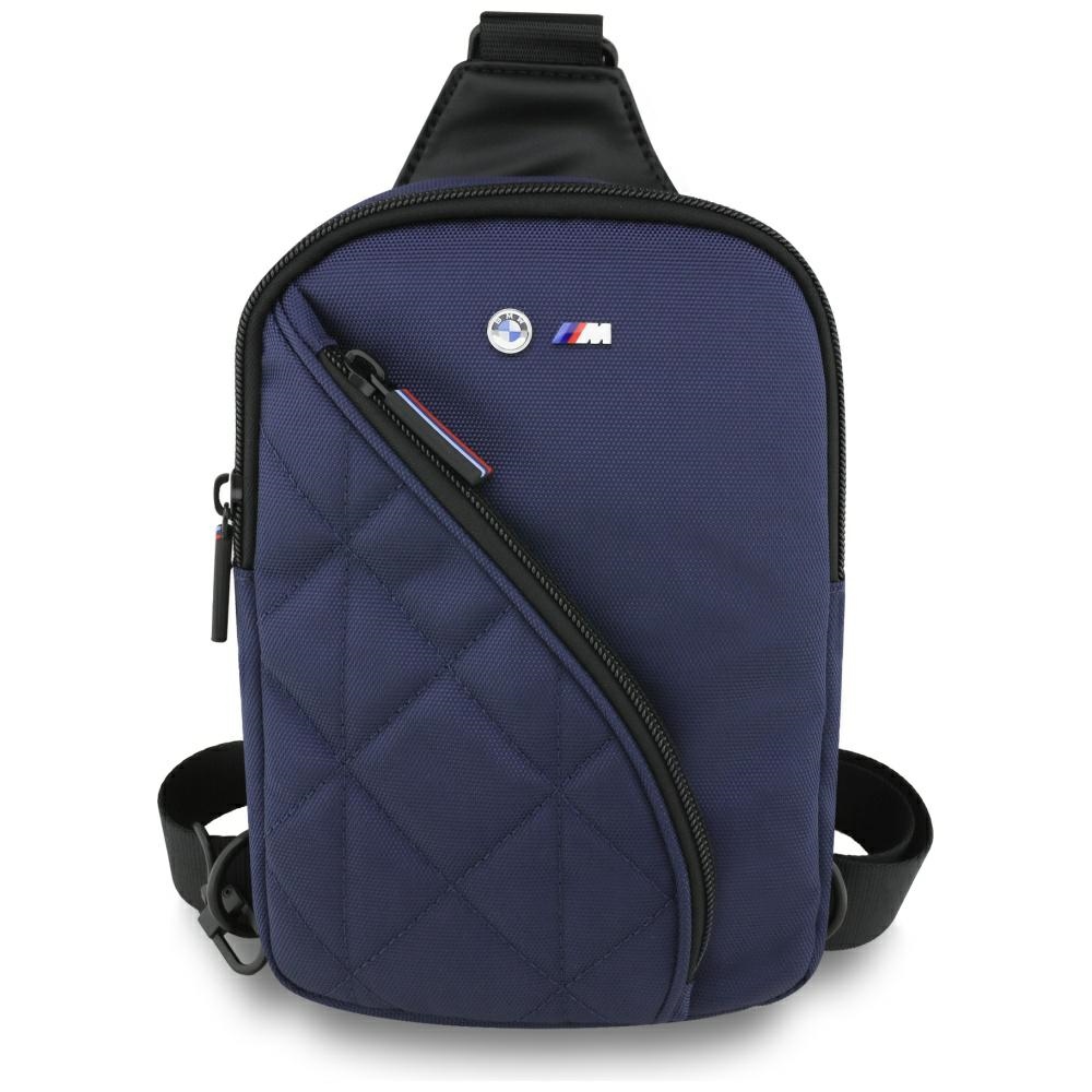 cps-1c65161bbfa2d937af04aadb5f187417-2025-12-07-05-49-31 Phone Bag BMW Nylon Pocket & Metal Logo Crossbody navy - imagine 1