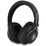 Headphones Guess Bluetooth ENC Metal 4G Logo black