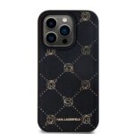 Karl Lagerfeld KLHMP15LPGKHPHK iPhone 15 Pro 6.1" black Magsafe Karl Head - imagine 2