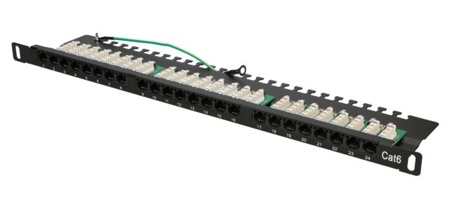 Extralink CAT6 UTP 0.5U | Patchpanel | 24 port - imagine 2