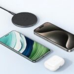 USAMS Inductive Charger US-CD223 15Wblack CD223ZJ01 - imagine 3