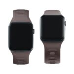 3MK Silicone Watch Strap taupe for Apple Watch 42/44/45/49mm - imagine 3