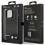 BMW BMHMP14L22NBCK iPhone 14 Pro 6.1" Case Black Carbon MagSafe - imagine 8
