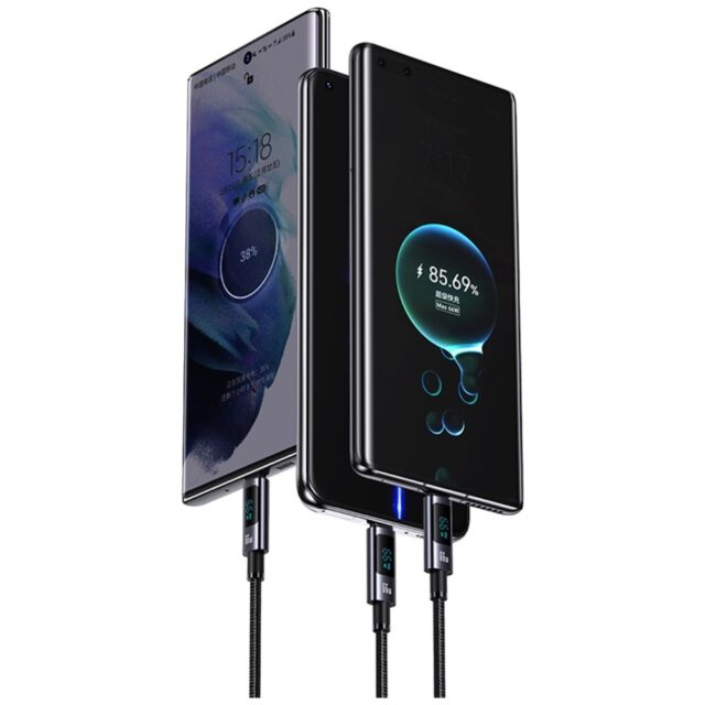 Cable USAMS Sufeng Series US-SJ673 66W 6A Fast Charging USB-C to USB-A 1.2m tarnish - imagine 5