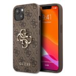 Guess GUHCP13M4GMGBR iPhone 13 / 14 / 15 6,1"brown hardcase 4G Big Metal Logo