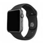 Mercury Silicone Strap Apple Watch 38/40/41 mm black