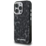 Case Karl Lagerfeld IML Leopard Pattern  MagSafe for iPhone 16 Pro black - imagine 2