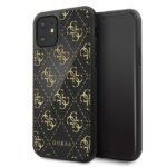 Guess GUHCN614GGPBK iPhone 11 6,1"/ Xr black hard case 4G Double Layer Glitter