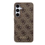 Guess GUOHCSA55G4GFBR A55 A556 brown hardcase 4G Metal Gold Logo - imagine 3