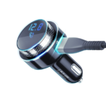 3MK HyperCar Charger FM Transmitter + Car Charger - 2xUSB-A + 1 TF Card Reader + Bluetooth - imagine 6