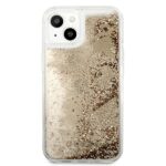 Guess GUHCP13SGLHFLGO iPhone 13 mini 5,4" gold hardcase Glitter Charms - imagine 3
