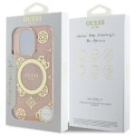 Guess GUHMP16LH4PYEEP iPhone 16 Pro 6.3" pink hardcase IML Peony On 4G Background MagSafe - imagine 8