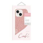 UNIQ Coehl Terrazzo Case iPhone 14 / 15/ 13 6,1" coral pink - imagine 5