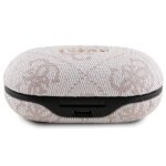 Guess Bluetooth Headphones GUTWSP4EGP TWS + ENC Docking Station Pink 4G Metal - imagine 3