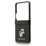 Karl Lagerfeld Saffiano Karl&Choupette Pin Case for Samsung Galaxy Z Flip7 Black - imagine 6
