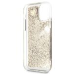 Guess GUOHCN58GLHFLGO iPhone 11 Pro gold hardcase Glitter Charms - imagine 4