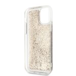 Karl Lagerfeld KLHCN61TRKSGO iPhone 11 6,1" / Xr gold Glitter Signature - imagine 5