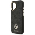 Case Guess 4G Strass Logo MagSafe for iPhone 17 black - imagine 6