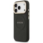 Case Guess Peony Hot Stamp MagSafe for iPhone 17 Pro black - imagine 2