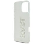 Case Karl Lagerfeld IML Rhinestones Logo for iPhone 16 Pro transparent - imagine 7