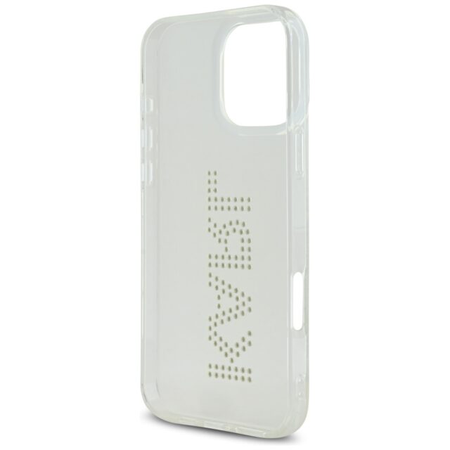 Case Karl Lagerfeld IML Rhinestones Logo for iPhone 16 Pro transparent - imagine 7